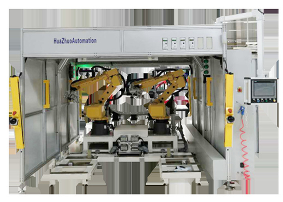 3000mm Robotic Arm Welding Machine 50mm/S PLC Car Body Metal