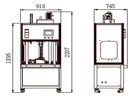 เครื่องเชื่อมเกลียวแกนเซอร์โวเครื่องเชื่อม PLC การทำท่อพลาสติก