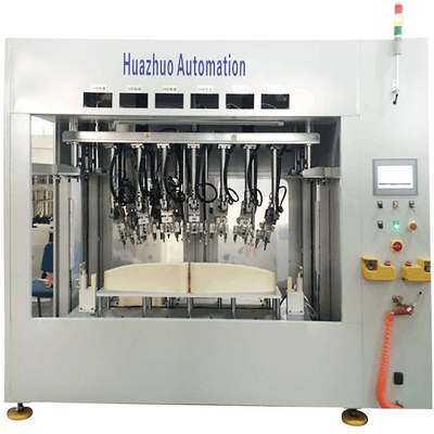 PLC เครื่องเชื่อมอัลตราโซนิกอัตโนมัติ 75 มม. เครื่องเชื่อมจุดพลาสติกอัลตราโซนิก