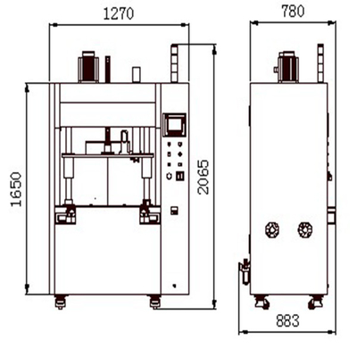 เครื่องเชื่อมแบบเกลียวมาตรฐาน 6540 เซอร์โวเครื่องเชื่อมจุดนิวเมติก