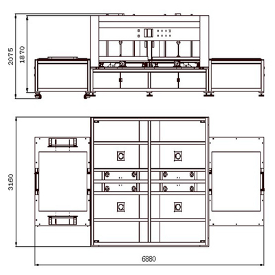 เครื่องเชื่อมพาเลทอัลตราโซนิกเซอร์โว 16KW พาเลทเชื่อม