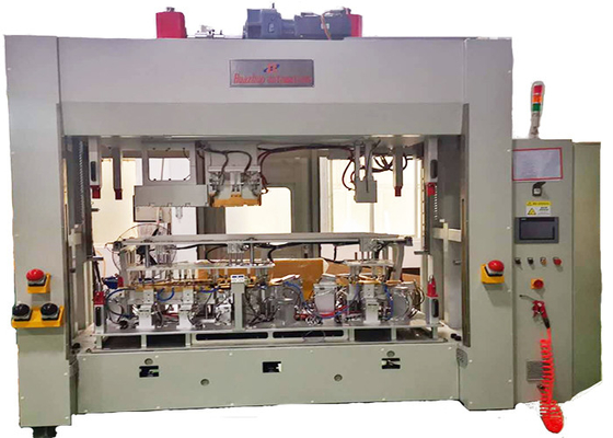 PLC เครื่องซีลขอบภายในรถยนต์ 4000kg อุปกรณ์ห่อพลาสติก