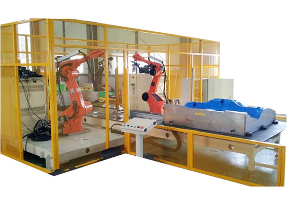 เซอร์โว Side Trim Robot เครื่องเชื่อมเลเซอร์ 220V ช่างเชื่อมจุดหุ่นยนต์