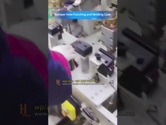 การใช้งานเครื่องเจาะและเชื่อมแบบอัตโนมัติสำหรับกันชนรถยนต์