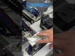 การเจาะและปั่นบนสถานที่ของปิดราดาร์บน PP bumper หลัง